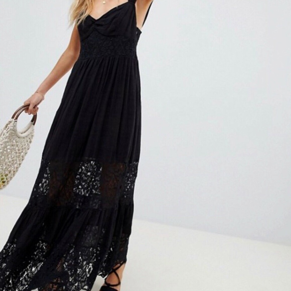 NEW Free People Caught your Eye Maxi Dress - Picture 3 of 11
